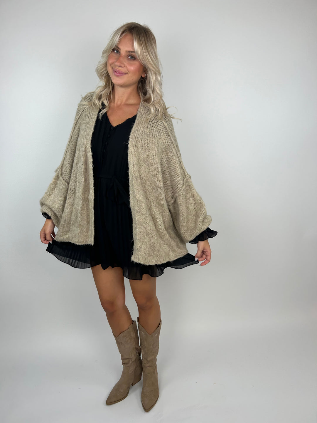 Kurzer Oversize Cardigan Super Cozy