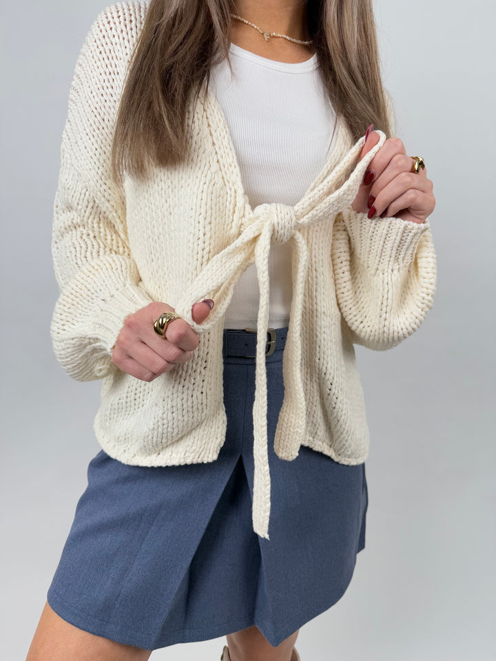 Cardigan mit Schleife Elsa