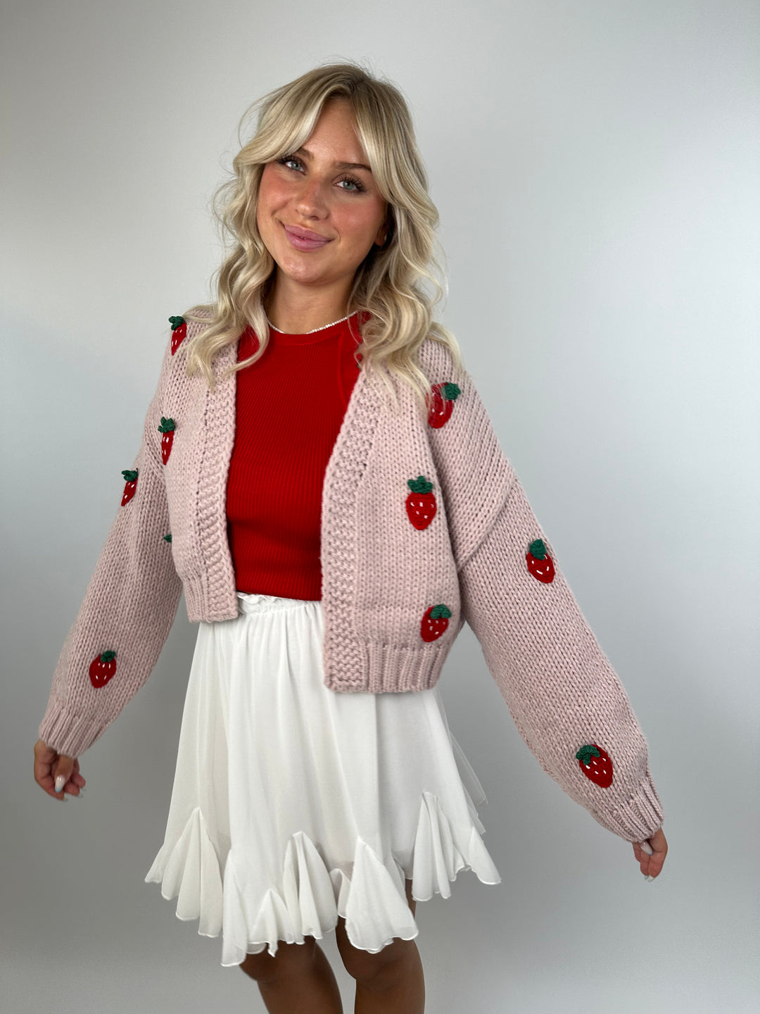 Offener Cardigan Sweet Strawberrys