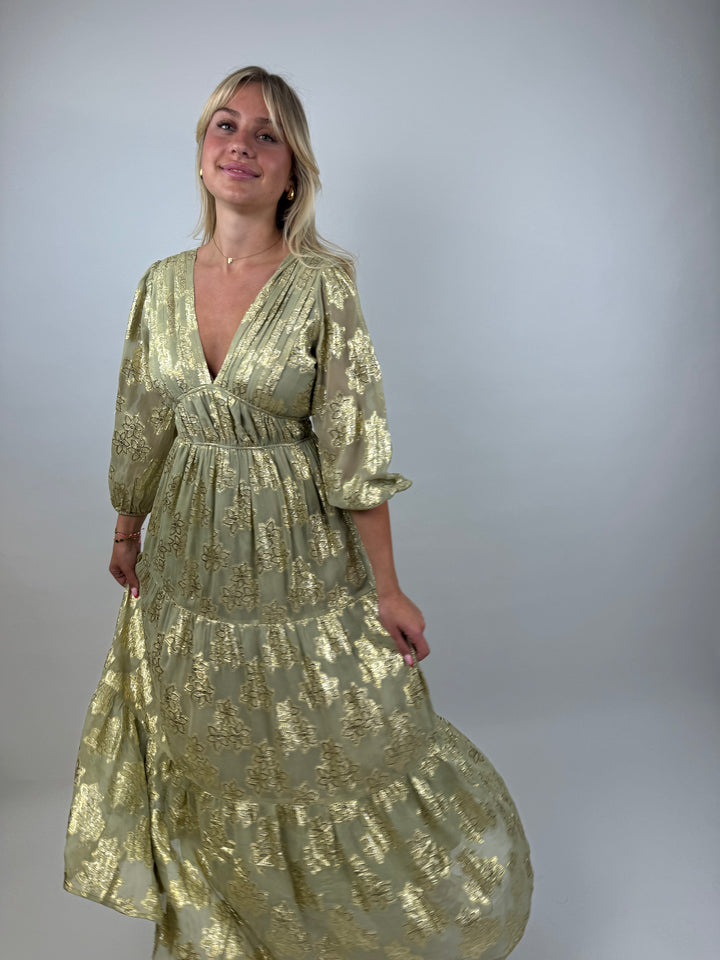 Langes Kleid Golden Summernights