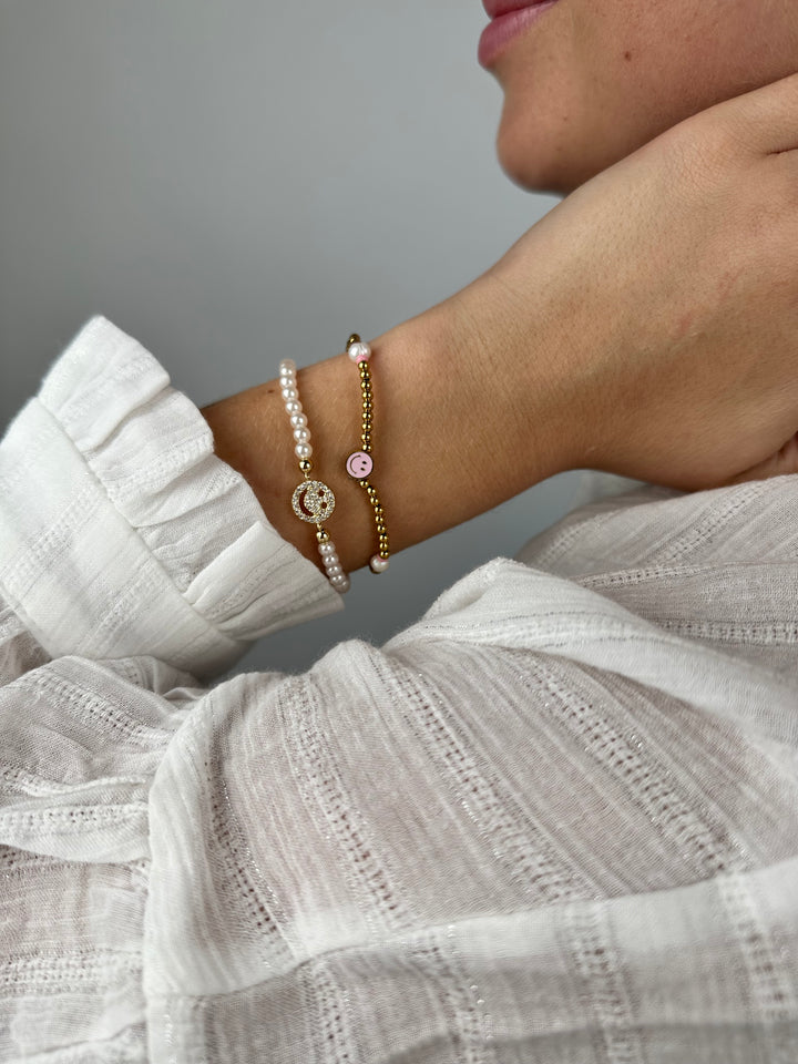 Elastisches Armband Pearly Smile