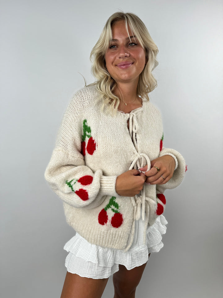 Cardigan mit Schleifen Cute Cherrys