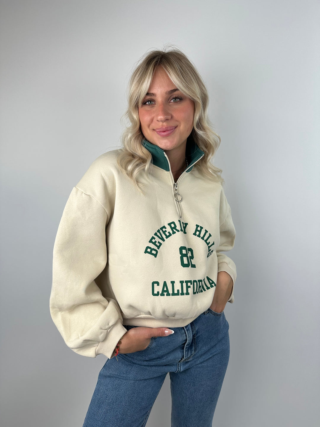 Half Zip Sweater California