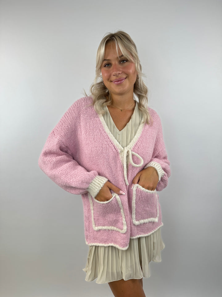 Oversize Cardigan Pretty Pastell