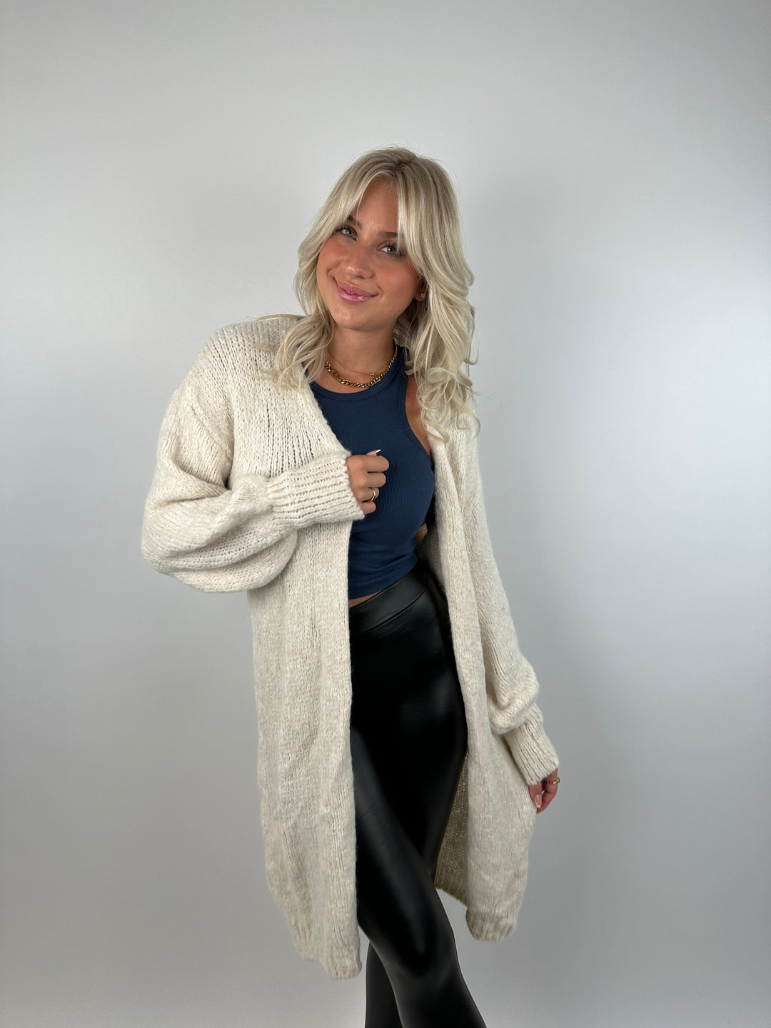 Langer Oversize Cardigan Super Cozy