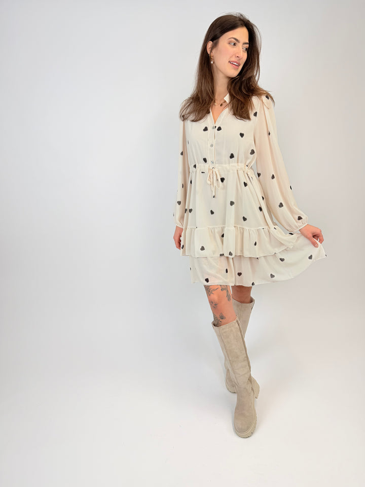 Kleid mit Volant Cute Coeur