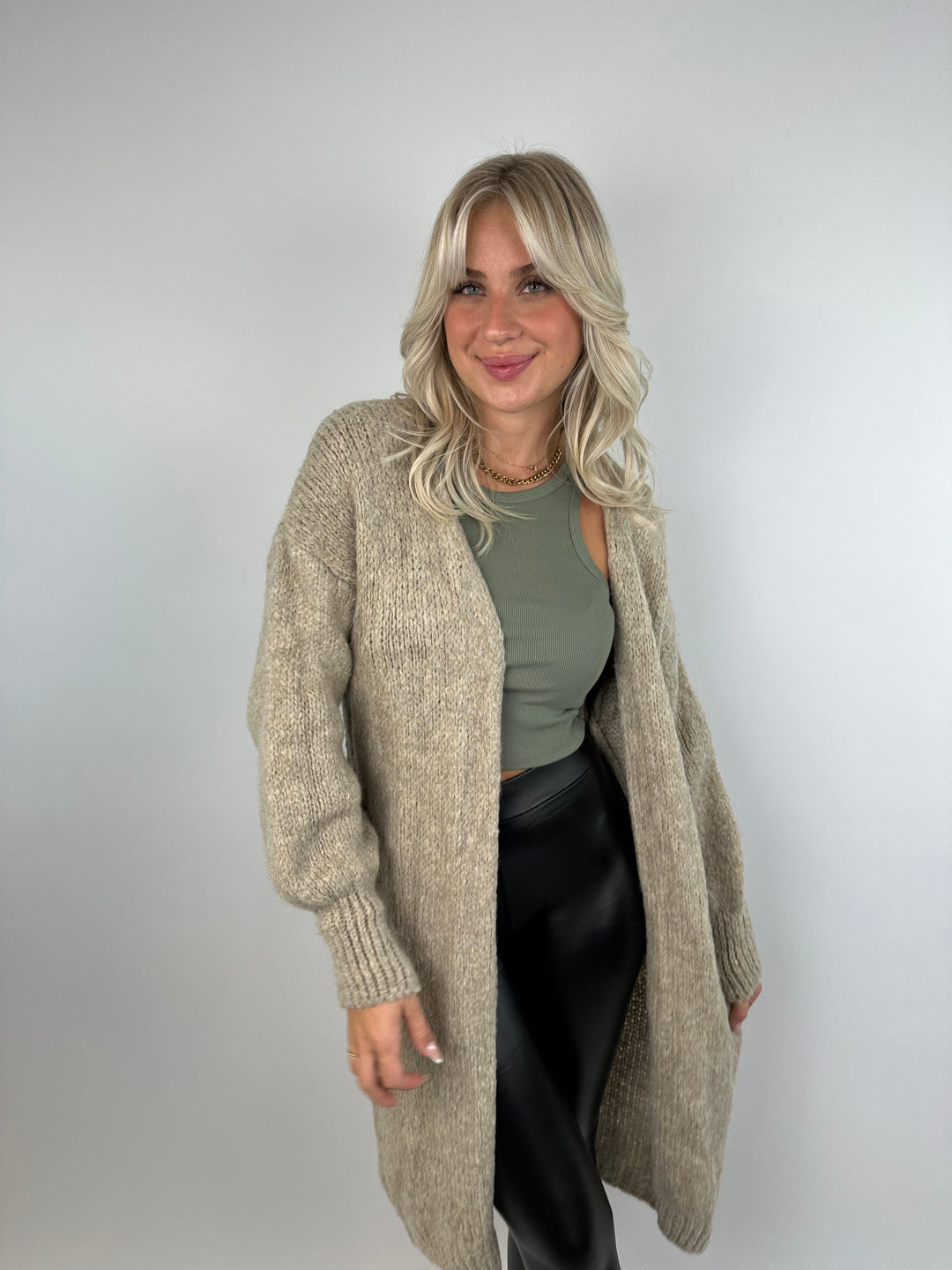 Langer Oversize Cardigan Super Cozy