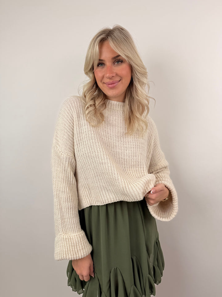 Cropped Strickpullover Emilia