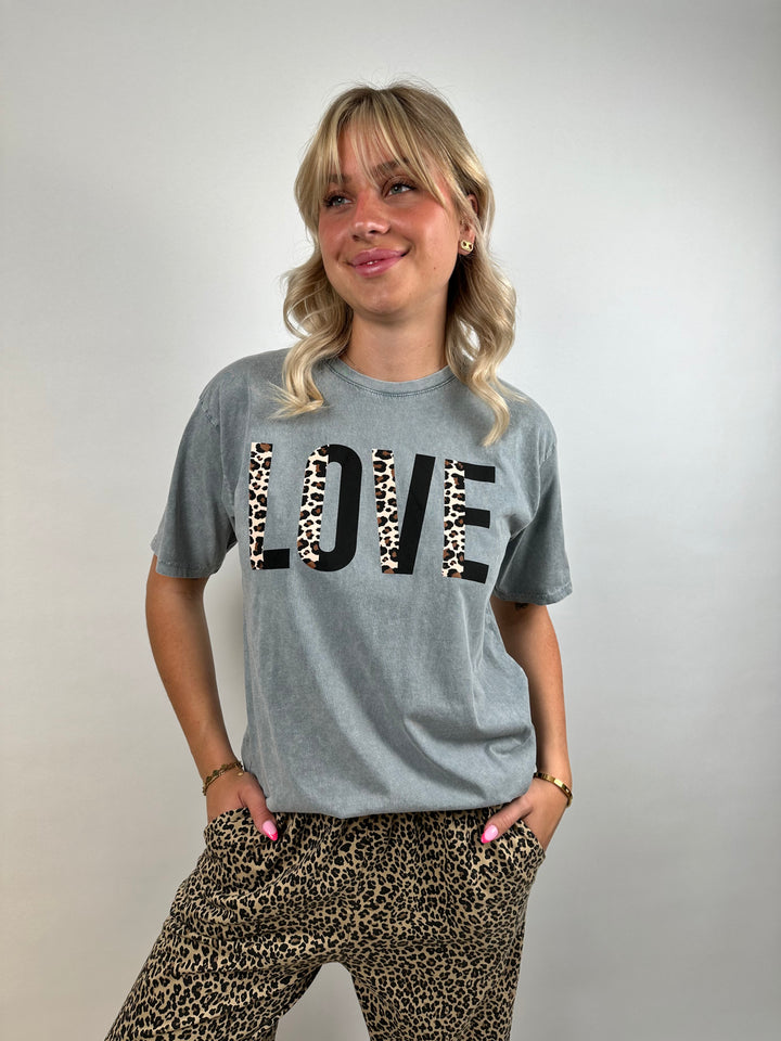 T-Shirt Black Leo Love