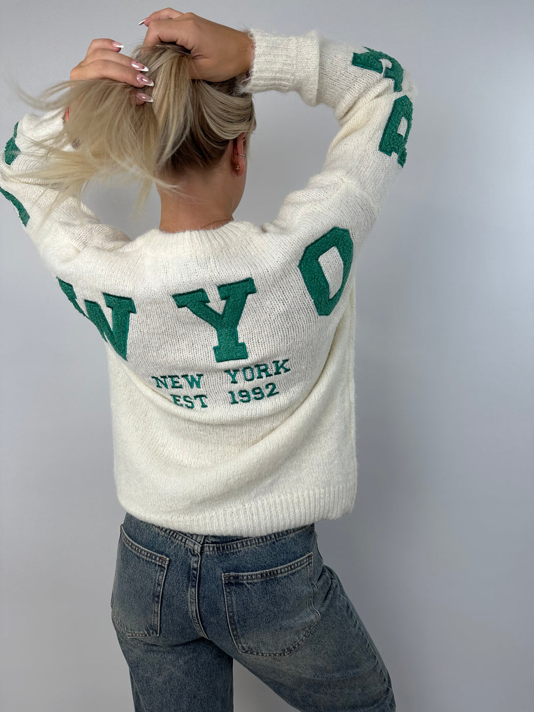 Pullover Green New York