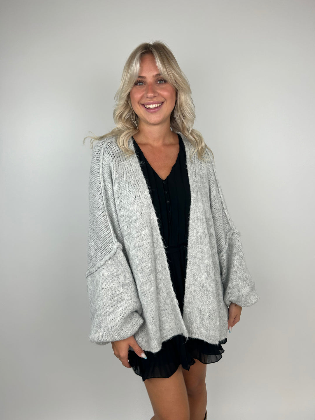 Kurzer Oversize Cardigan Super Cozy