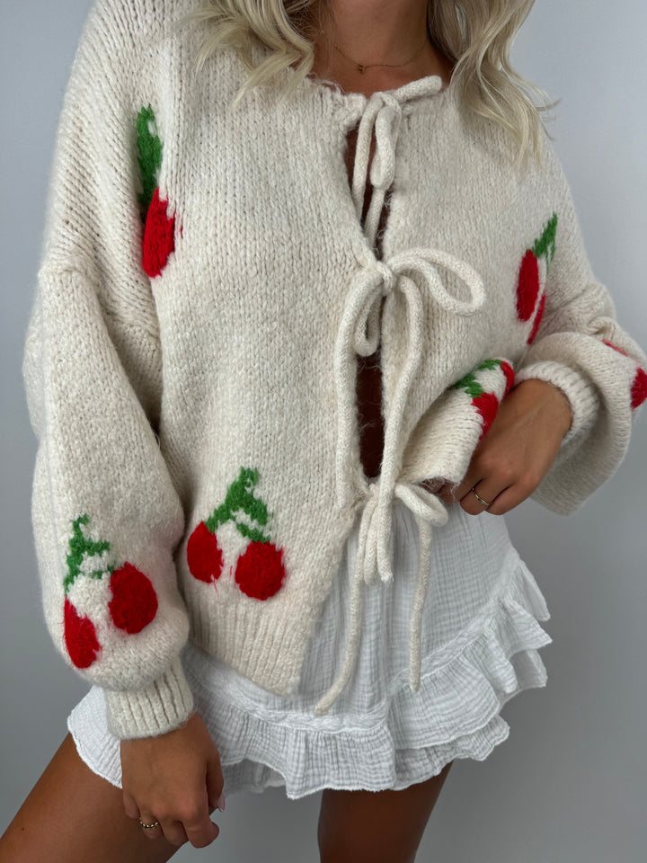 Cardigan mit Schleifen Cute Cherrys