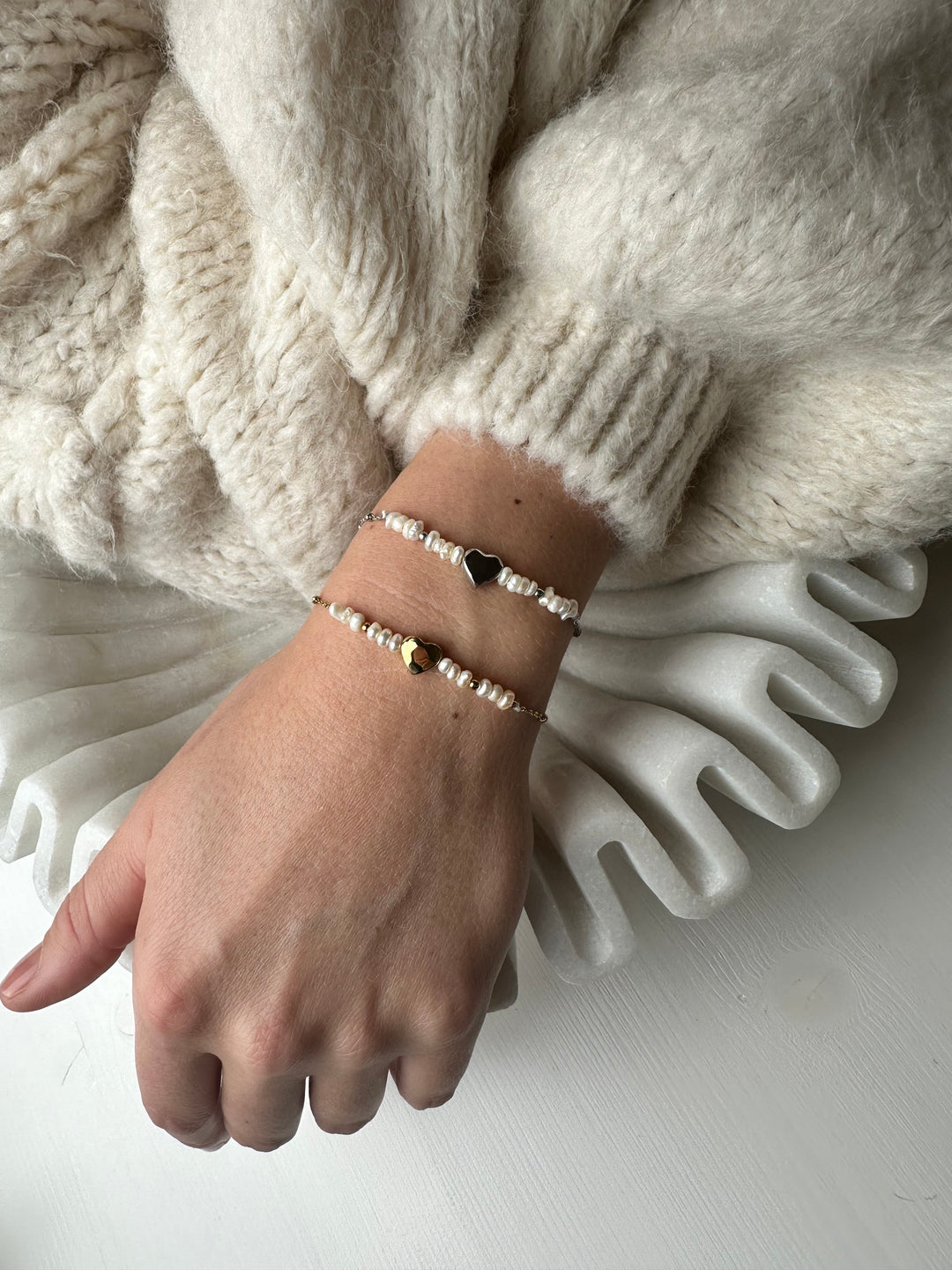 Armband Pearly Heart