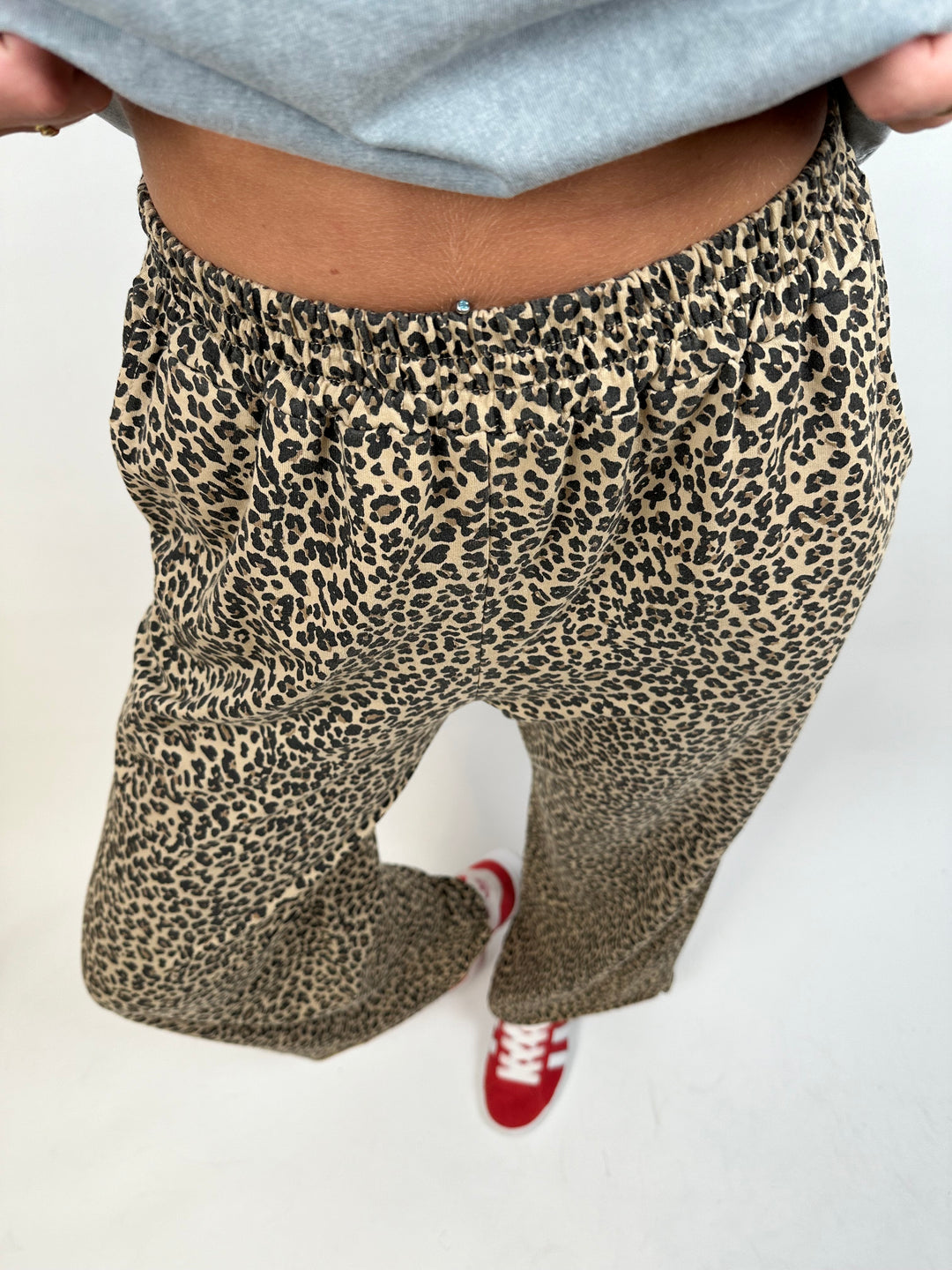 Lange Jersey Hose mit Leoprint