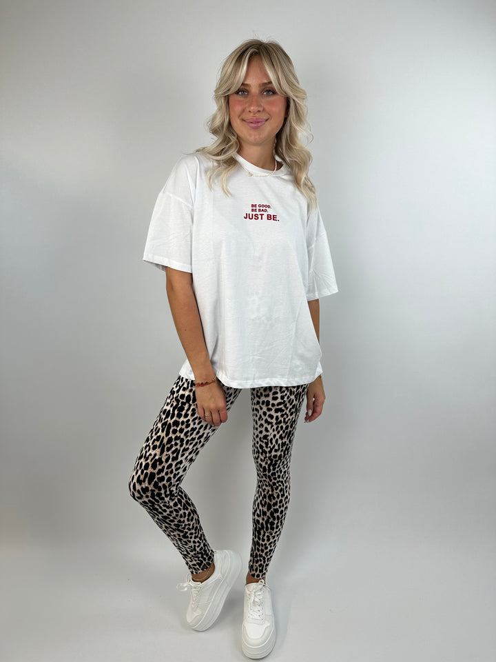 High Waist Leggings mit Leopardenprint (T2401)