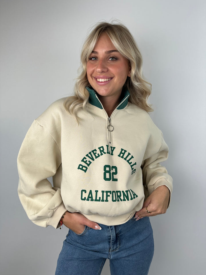 Half Zip Sweater California