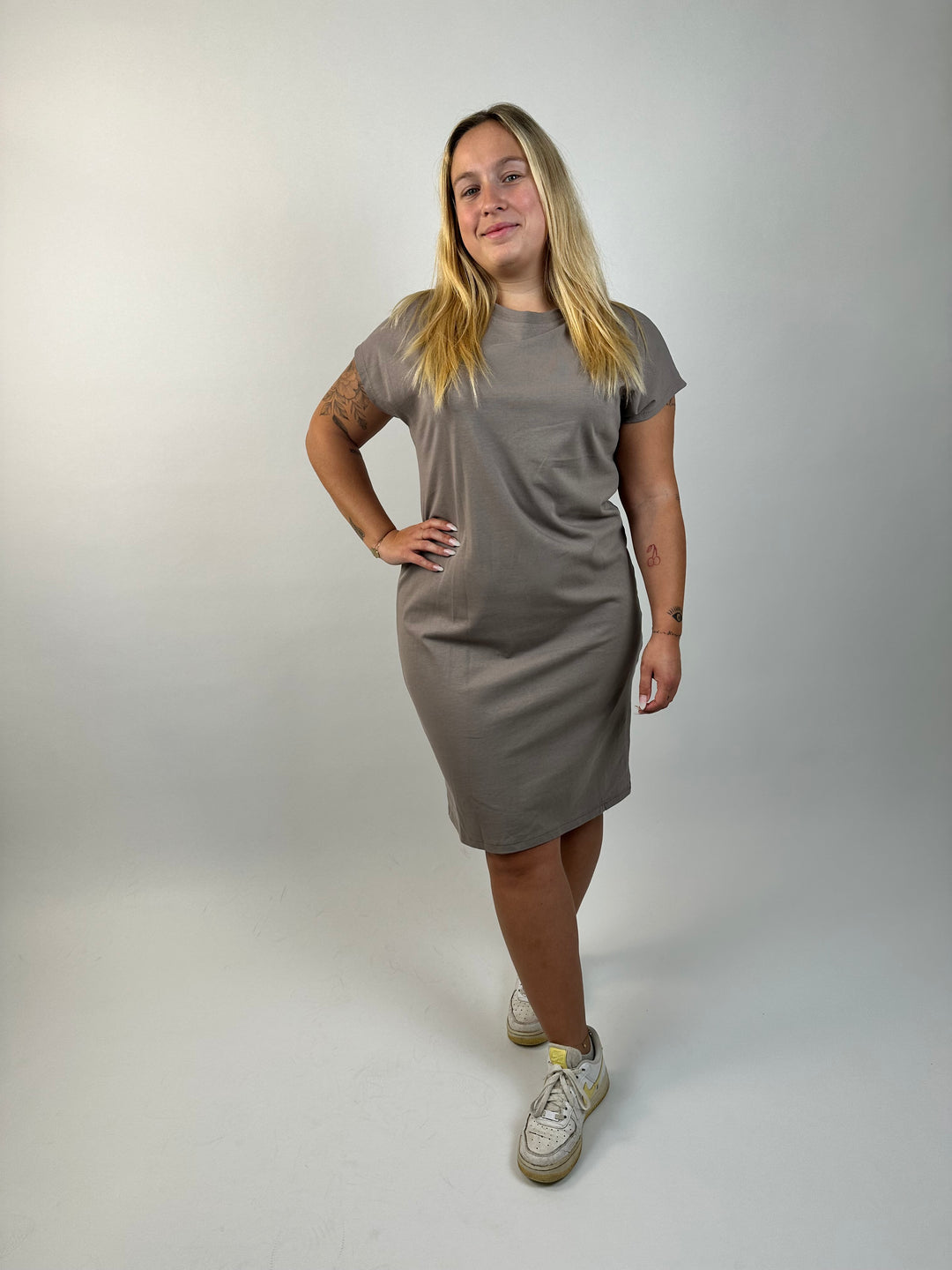 Basic Baumwollkleid Lauren