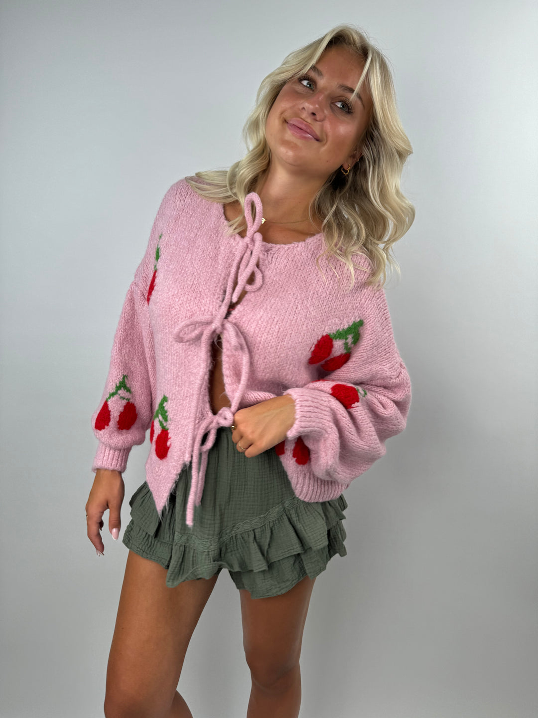 Cardigan mit Schleifen Cute Cherrys