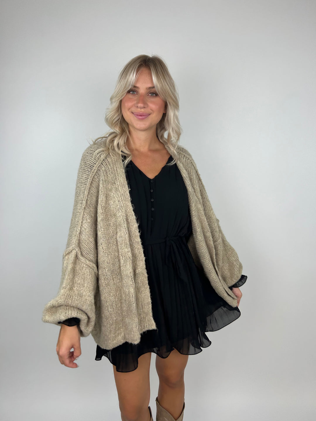 Kurzer Oversize Cardigan Super Cozy