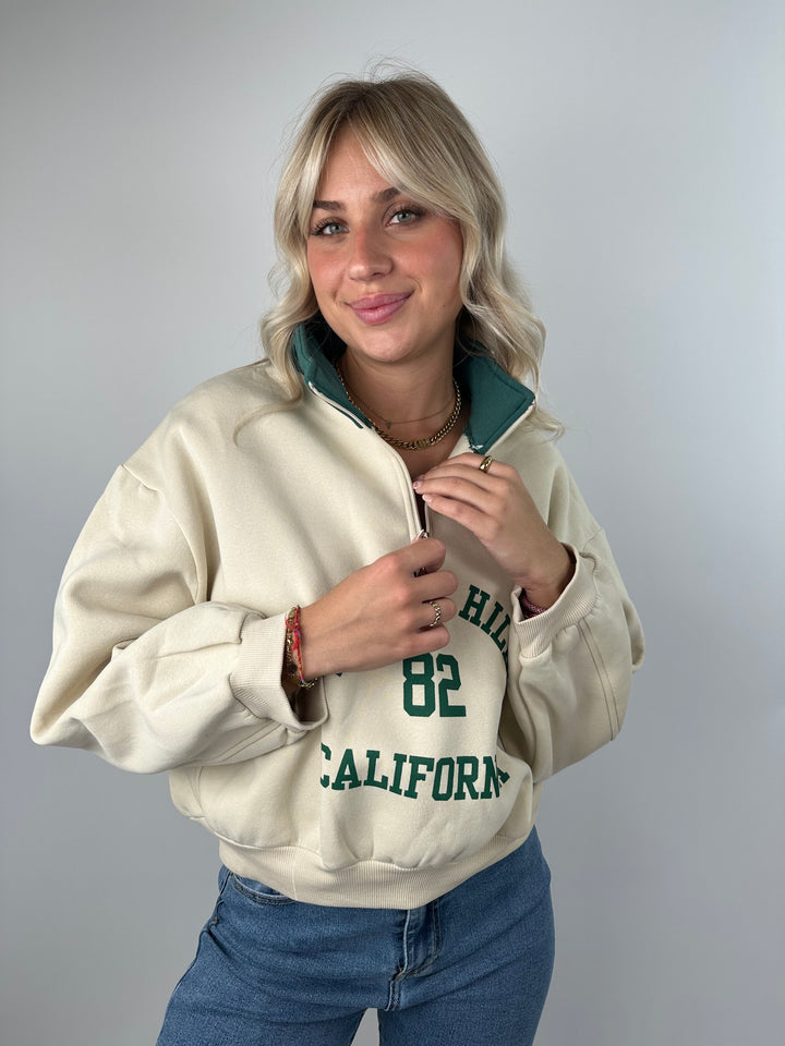 Half Zip Sweater California