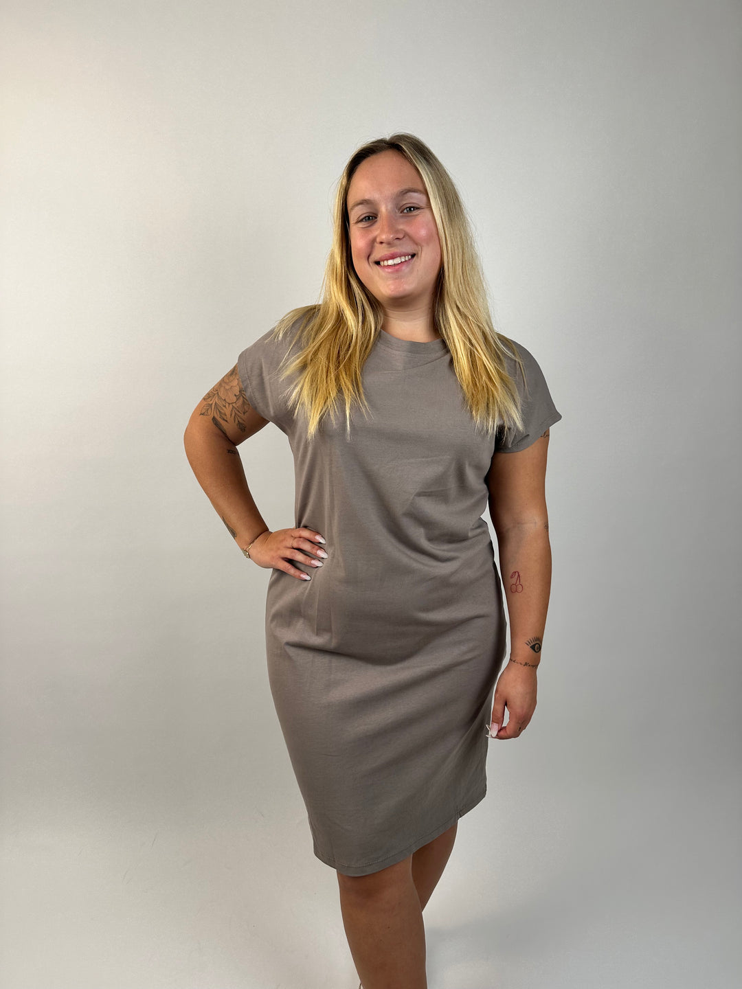 Basic Baumwollkleid Lauren