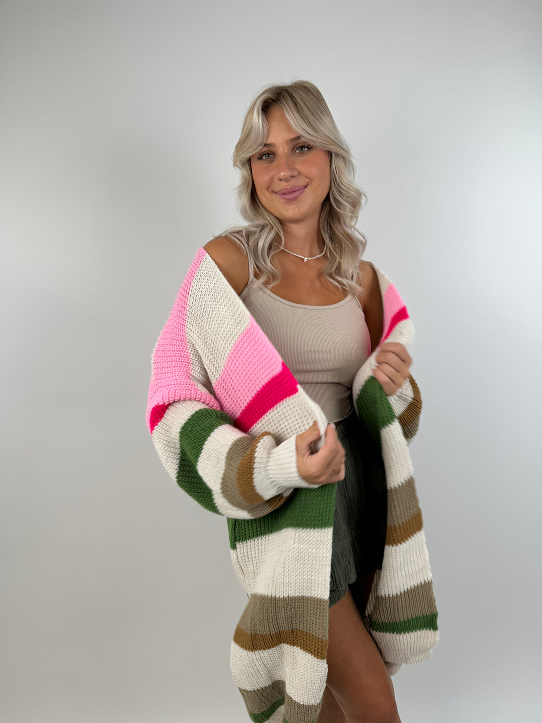 Langer Cardigan Good Vibes