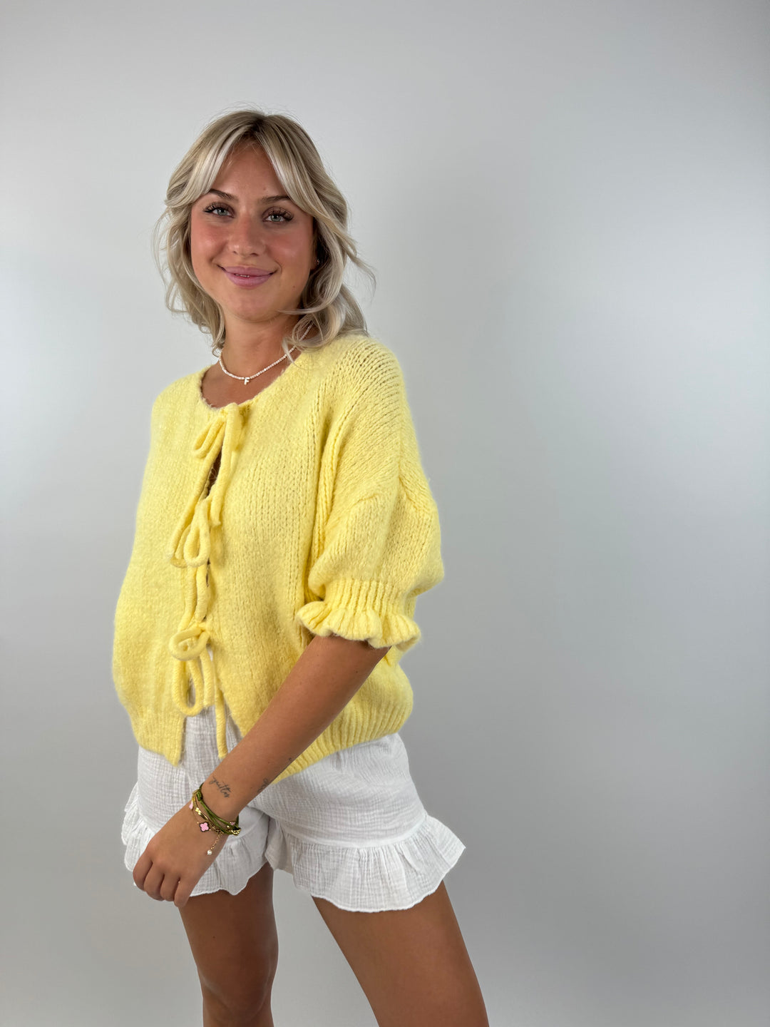 Cardigan mit Schleifen Lilly (3/4-Arm)