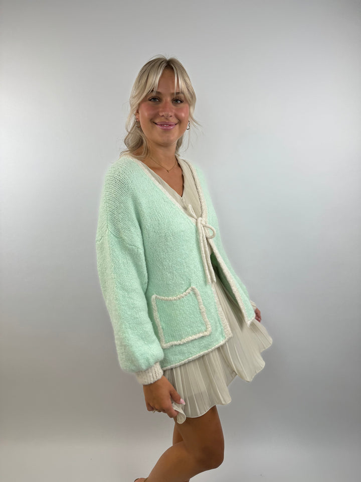 Oversize Cardigan Pretty Pastell