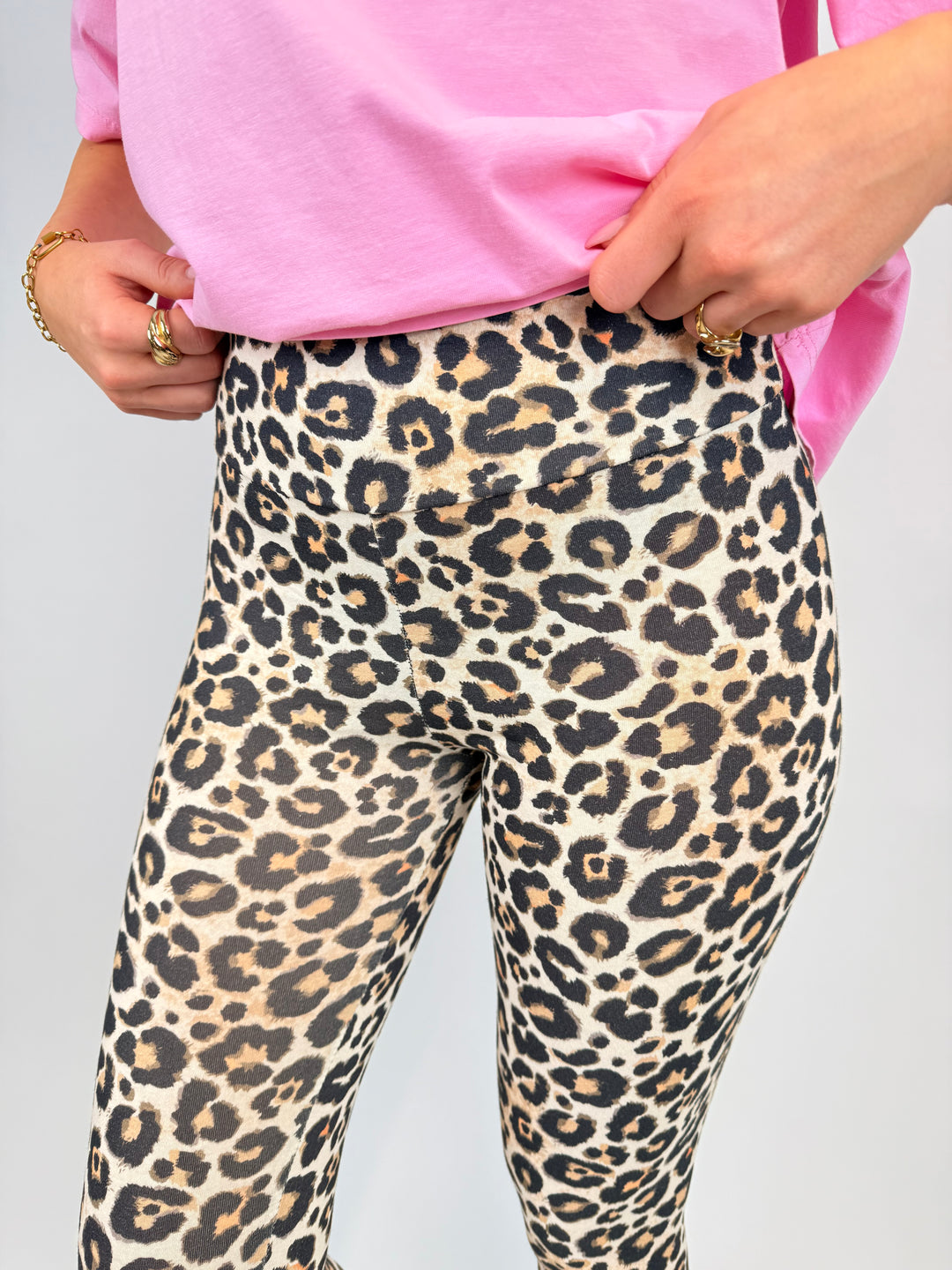 Leggings mit Leoprint Alva