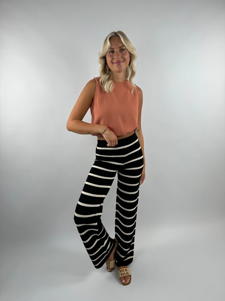 Lange gestreifte Hose Sandy Stripes