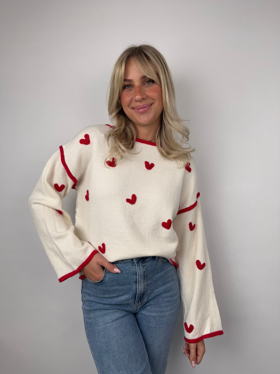 Pullover Cozy Hearts