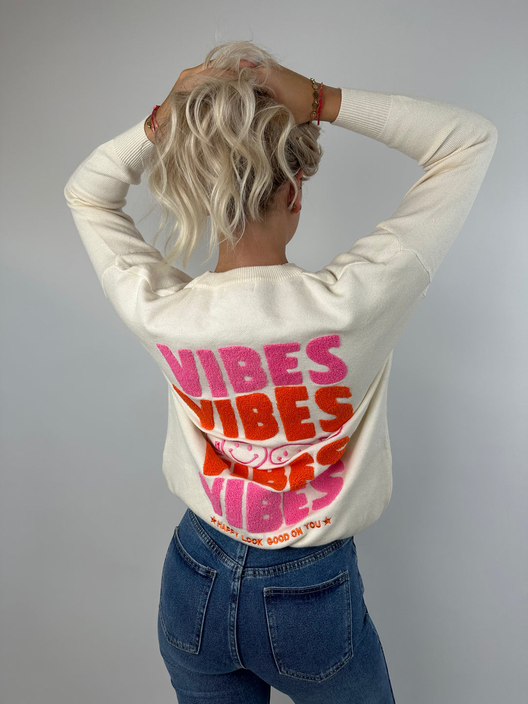 Oversize Pullover Good Vibes