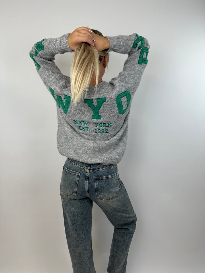 Pullover Green New York