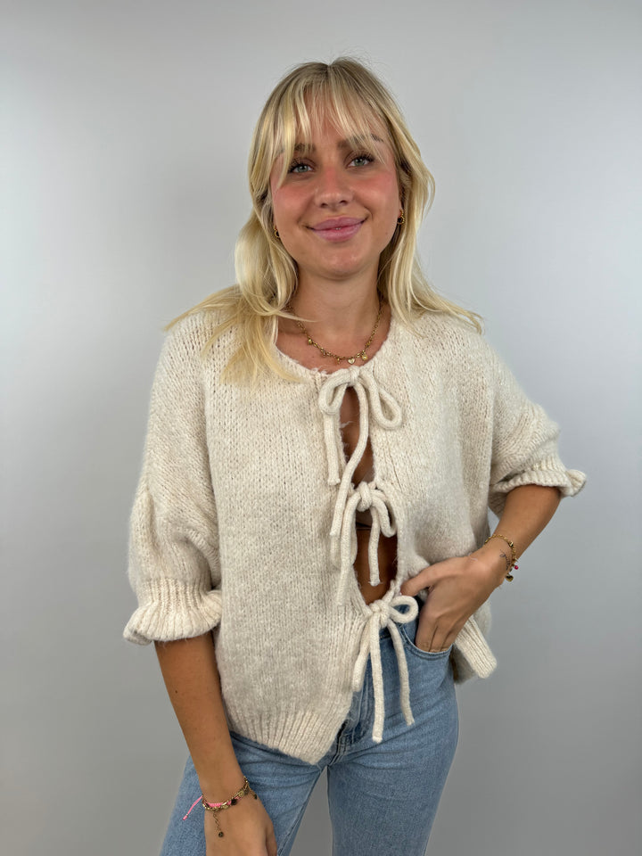 Cardigan mit Schleifen Lilly (3/4-Arm)