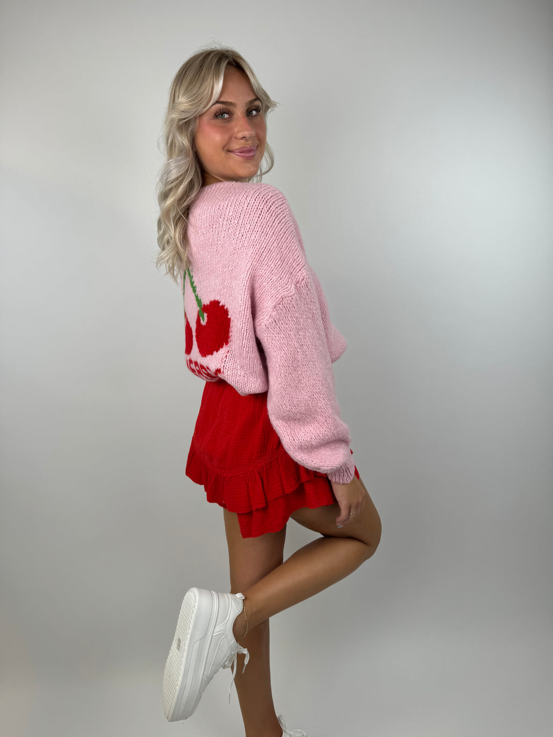 Oversize Cardigan Cherry Perfector