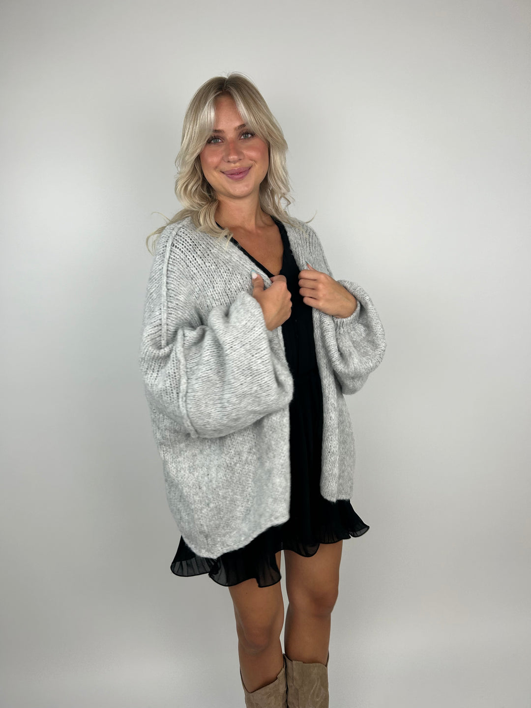 Kurzer Oversize Cardigan Super Cozy