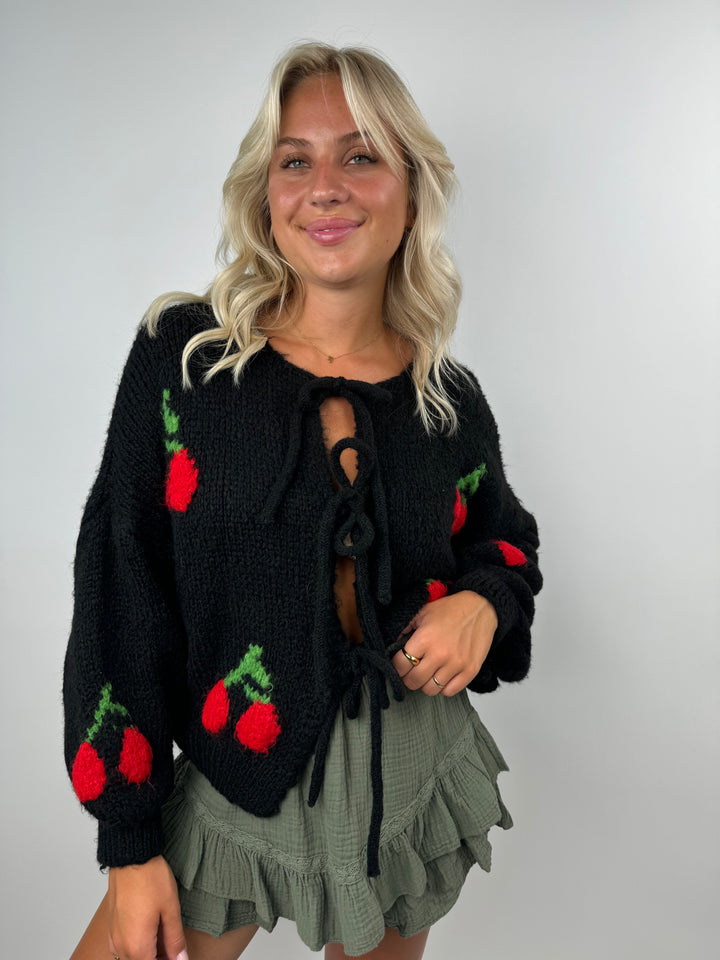 Cardigan mit Schleifen Cute Cherrys