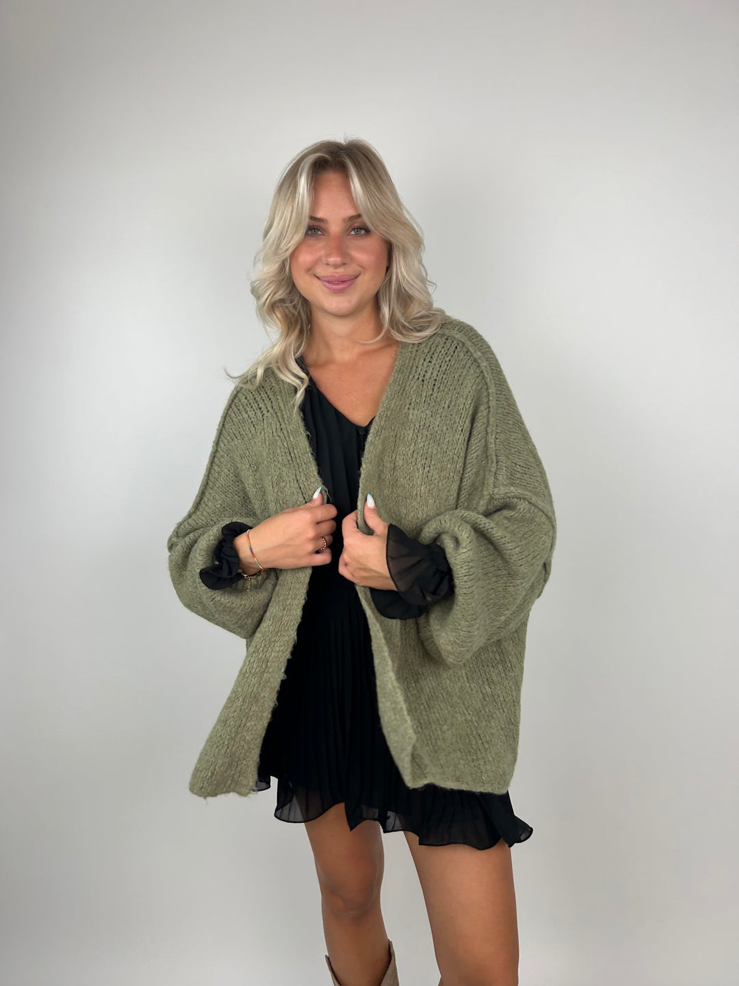 Kurzer Oversize Cardigan Super Cozy