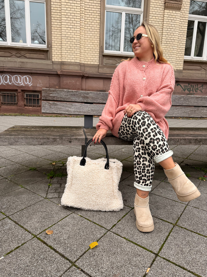 Leggings mit Leoprint Cassy