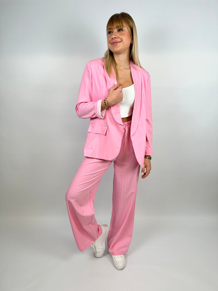 Blazer mit Nadelstreifen