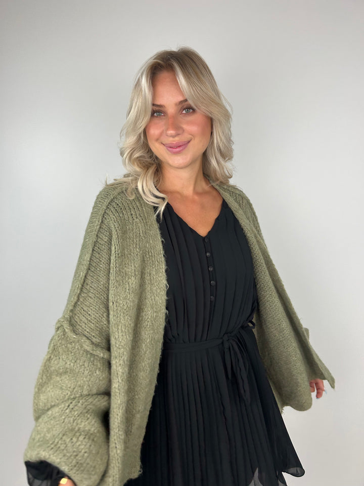 Kurzer Oversize Cardigan Super Cozy