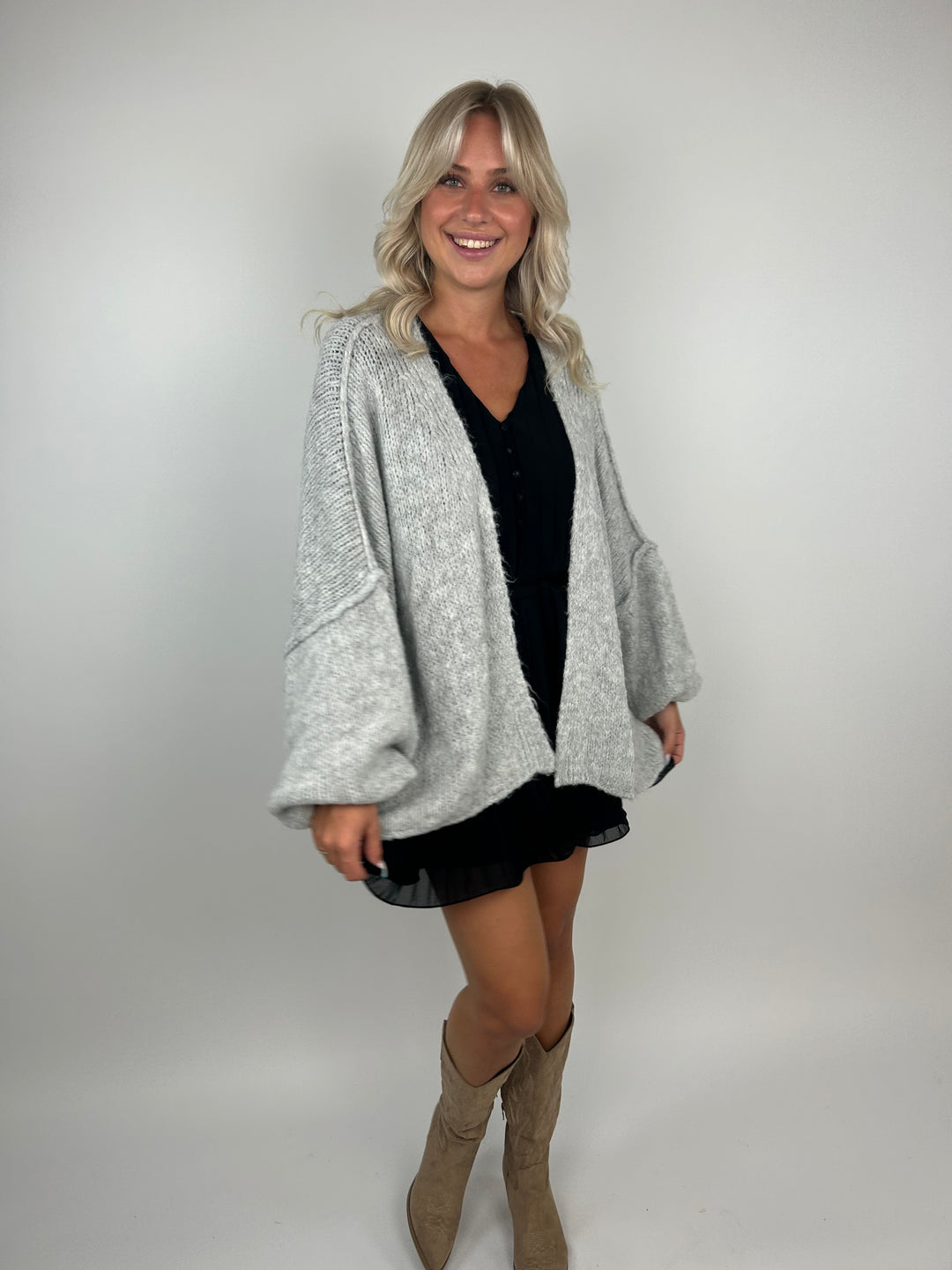 Kurzer Oversize Cardigan Super Cozy