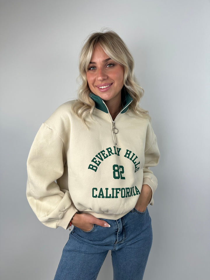 Half Zip Sweater California