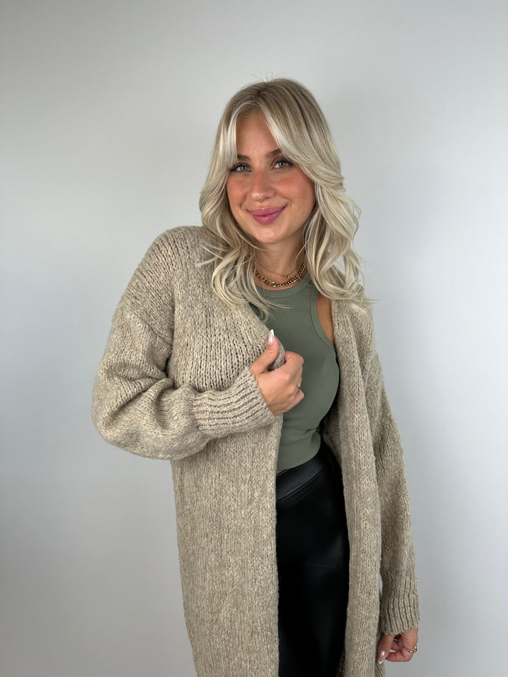 Langer Oversize Cardigan Super Cozy