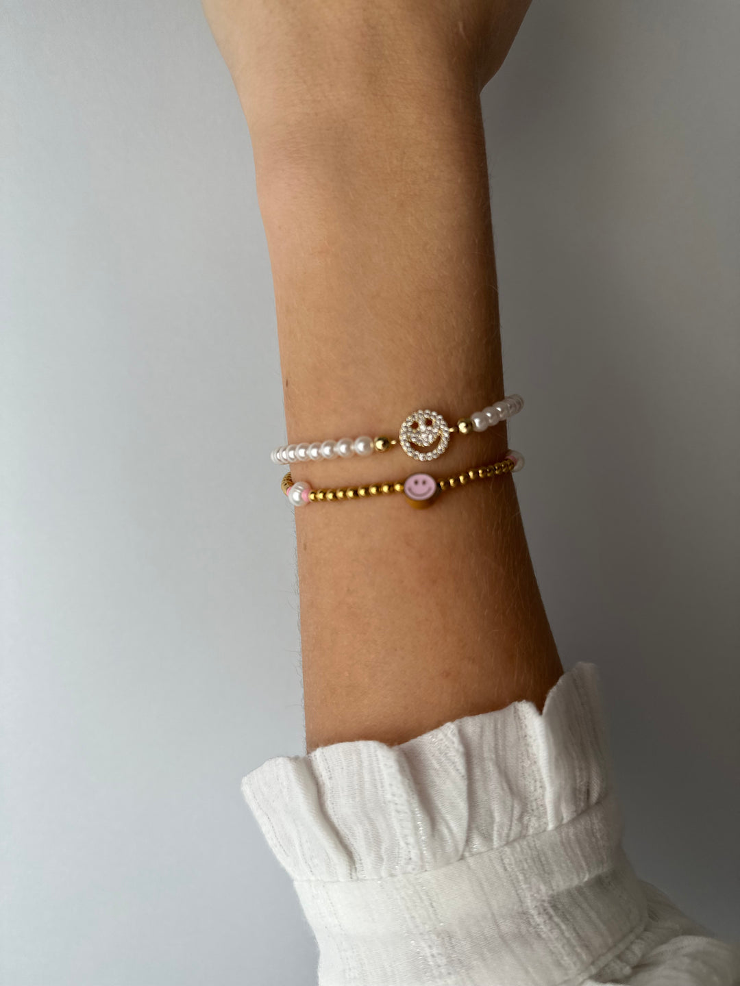 Elastisches Armband Pearly Smile