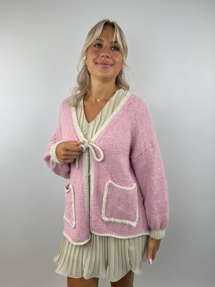 Oversize Cardigan Pretty Pastell