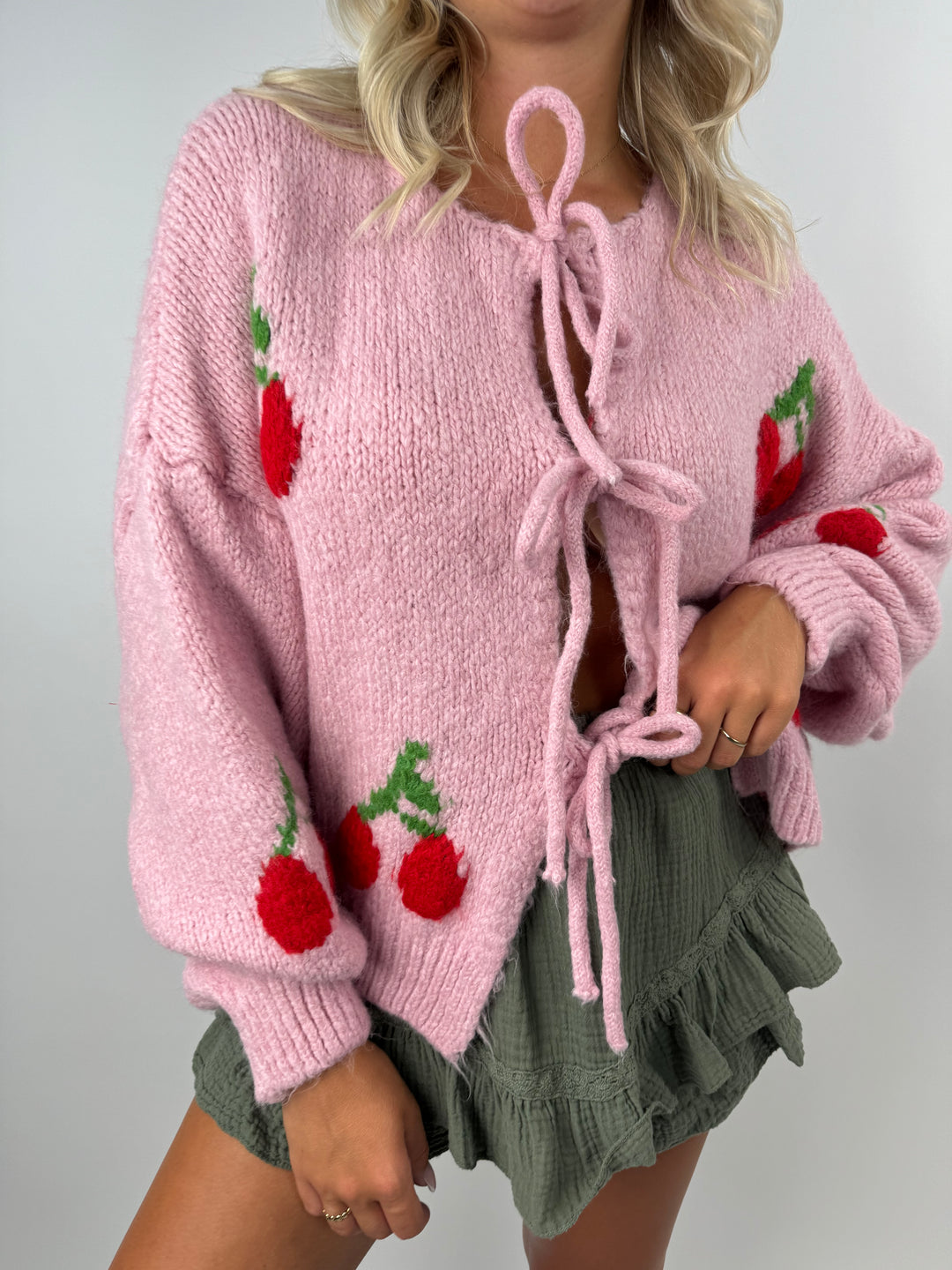 Cardigan mit Schleifen Cute Cherrys