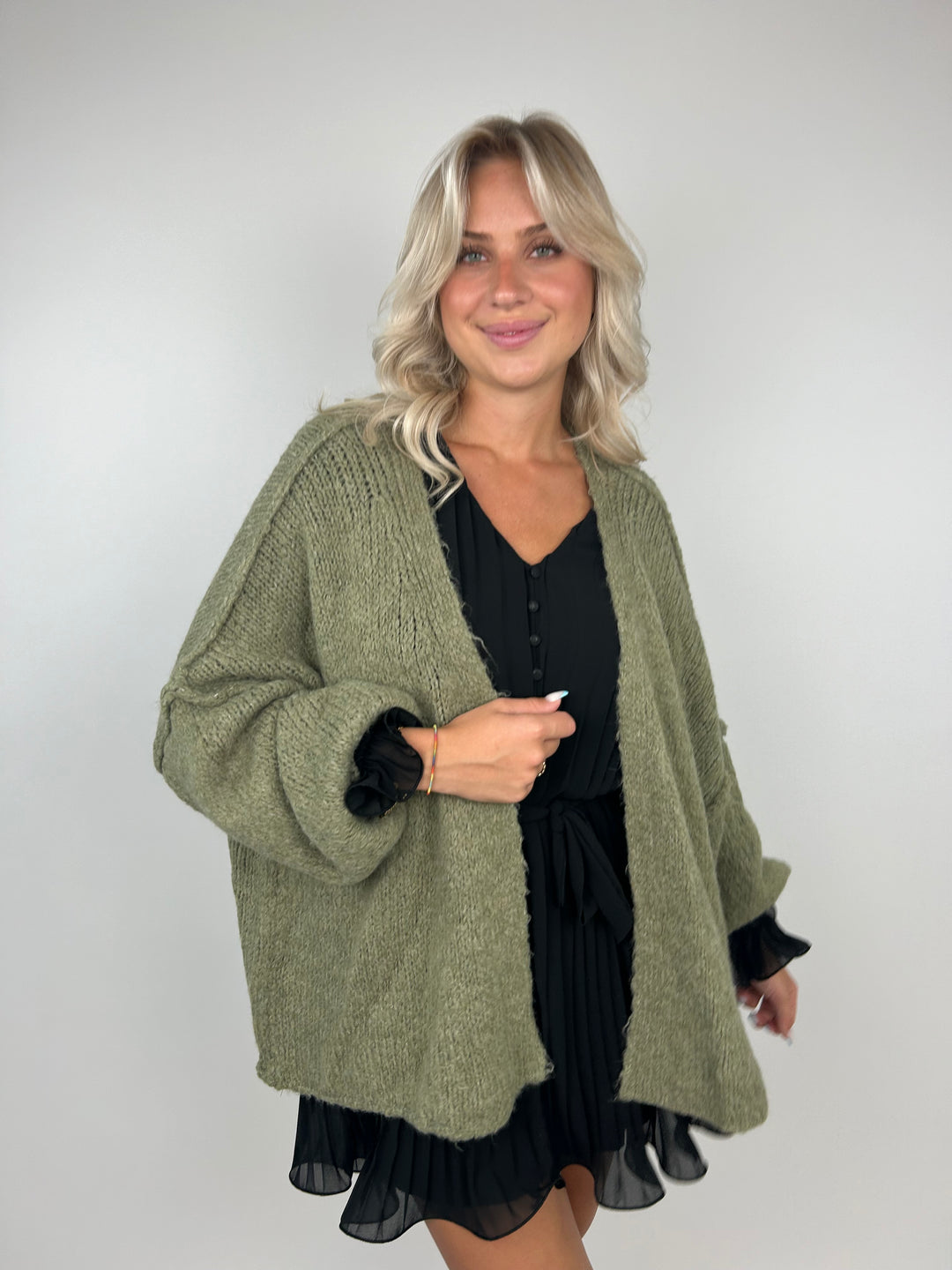 Kurzer Oversize Cardigan Super Cozy