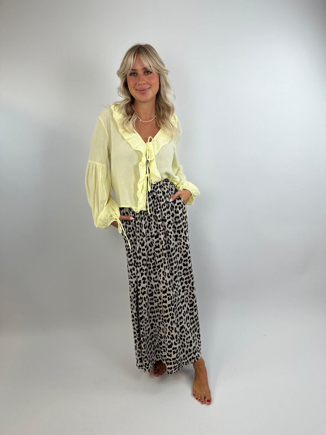 Maxi Sweatrock mit Leoprint