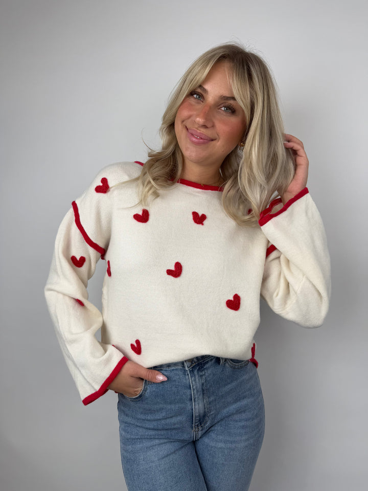 Pullover Cozy Hearts